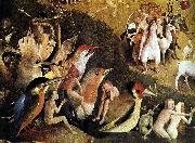 BOSCH, Hieronymus Garden of Earthly Delights tryptich centre panel oil painting artist